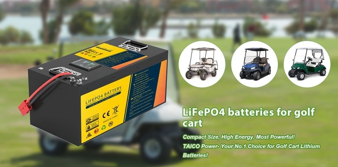A bateria de lítio do carrinho de golfe de 48 volts embala 100Ah para ACG 0