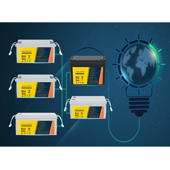 200Ah substituição profunda 12.8V do ciclo Lifepo4 SLA para o barco 0 do rv