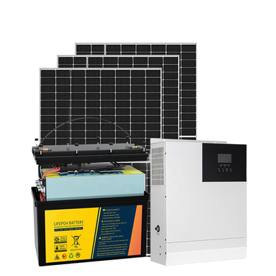 6KW 5KW fora do sistema fotovoltaico das energias solares do sistema das energias solares da grade com bateria