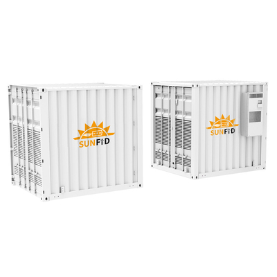 0.5MW na grade fora do recipiente Lifepo4 IP65 do sistema solar 1MWH ESS da grade exterior