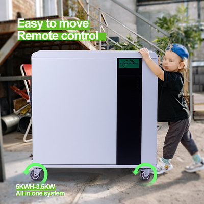 Sistema residencial 5KWH todo do armazenamento de energia 7.5KWH em baterias de um lítio