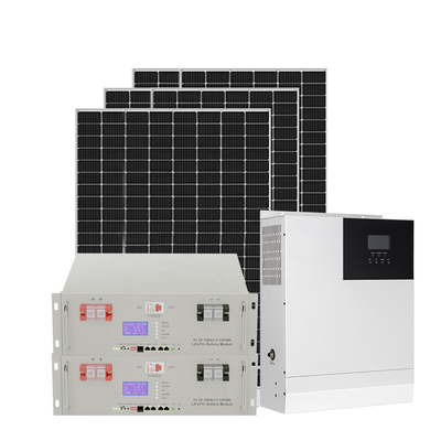 3KW fora do jogo 50HZ 60HZ MPPT 110-250V do sistema solar da casa da grade