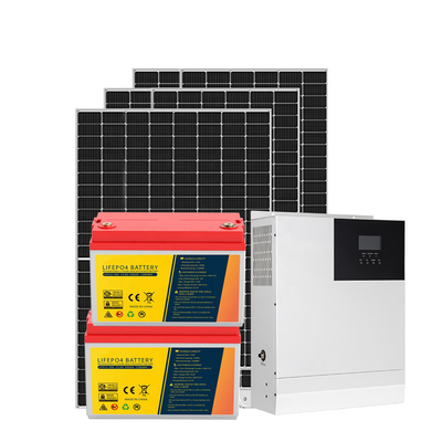 3KW fora do jogo 50HZ 60HZ MPPT 110-250V do sistema solar da casa da grade
