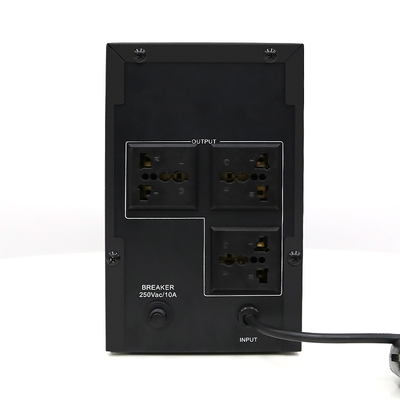 Fase monofásica de bateria de lítio 650VA da exposição de diodo emissor de luz 6000mAh UPS