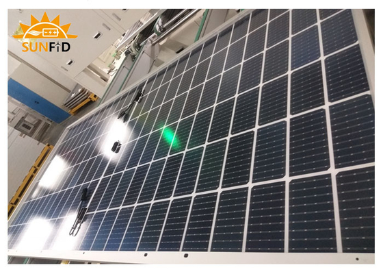 O sistema do armazenamento de energia personalizou pilhas bifaciais Monocrystalline solares dos painéis 400W PERC 108