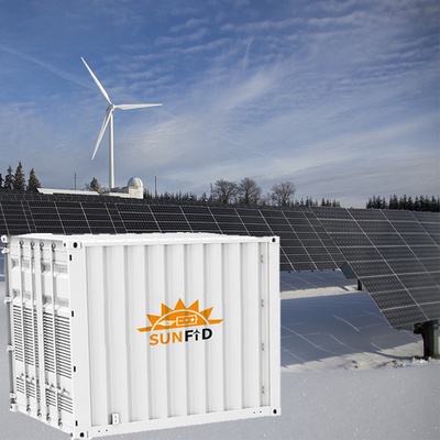 Sistema integrado da bateria da bateria de armazenamento ESS da energia do recipiente 1MW armazenamento comercial