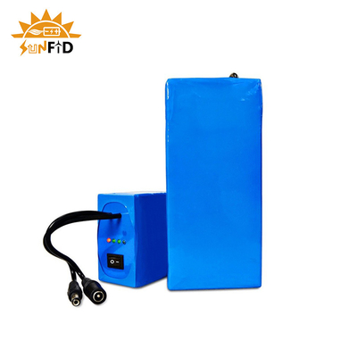 bloco recarregável 18650 da bateria de lítio de 12V 20Ah para a luz de painel do sistema diodo emissor de luz das energias solares