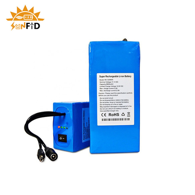 bloco recarregável 18650 da bateria de lítio de 12V 20Ah para a luz de painel do sistema diodo emissor de luz das energias solares