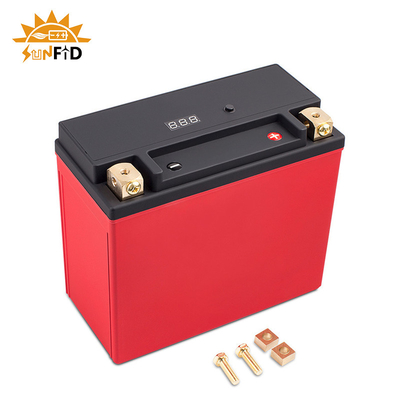 Bateria de lítio recarregável 12V da motocicleta 6ah com as baterias da parada de começo de BMS 7-A