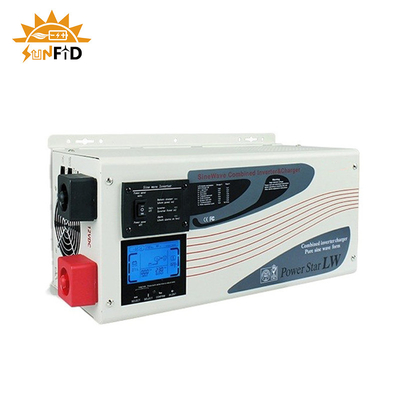 C.C. 6000W ao inversor puro 24V 48V 120 240V do poder de onda do seno da C.A. com exposição do LCD