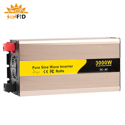24V 48V inversor puro da onda de seno de 3000 watts uma C.C. de 12 volts às energias solares da C.A. 110V 220V