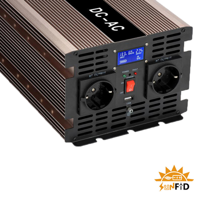 24V 48V inversor puro da onda de seno de 3000 watts uma C.C. de 12 volts às energias solares da C.A. 110V 220V