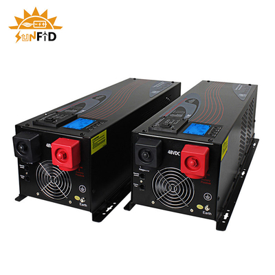 24V 240V inversor puro 48V 120V da onda de seno de 10000 watts com carregador da C.A.
