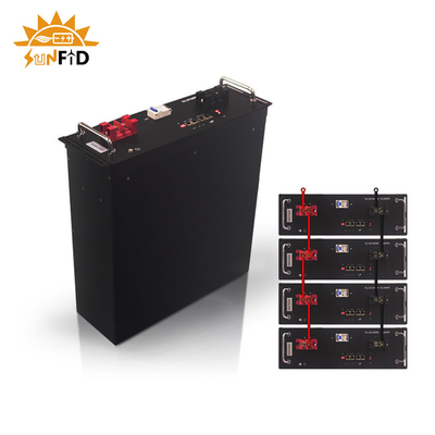 Sistemas comerciais 96V 192V 384V 100Ah do armazenamento da bateria LifePo4 solar
