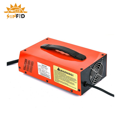 ferro vermelho Shell do carregador de bateria 12V do ferro do lítio de 36V 45A 24V 50A 48V 40A 60V 35A 72V 30A 84V 25A 96V20A