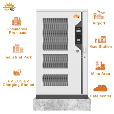 215 KWh Sistema de armazenamento de energia solar ESS Parque Industrial e Comercial Distribuído