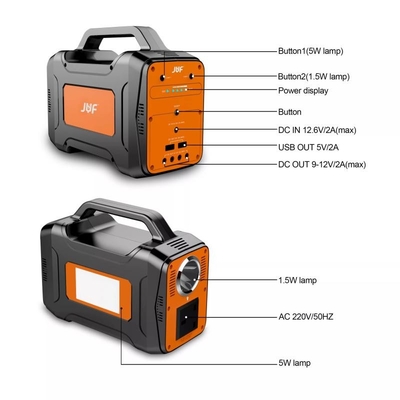 central elétrica 100W portátil exterior 100V, central elétrica móvel portátil de bateria de lítio 110V
