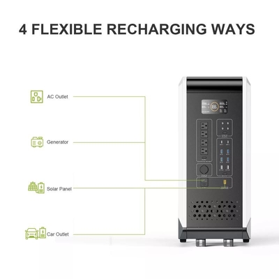Banco portátil do poder do gerador LiFePO4 2000w da central elétrica de energias solares