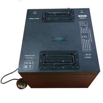 Bloco 48V 100AH 105AH 200AH da bateria de lítio do carrinho de golfe Lifepo4 com uma comunicação