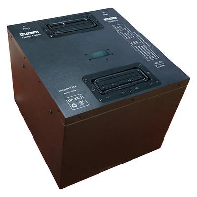 Bloco 48V 100AH 105AH 200AH da bateria de lítio do carrinho de golfe Lifepo4 com uma comunicação