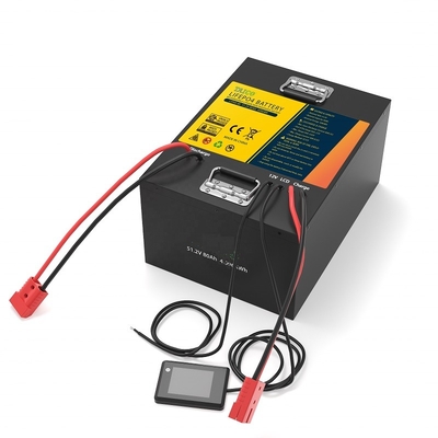 Bloco 48V 80Ah Lifepo4 da bateria de lítio do carrinho de golfe de Yamaha