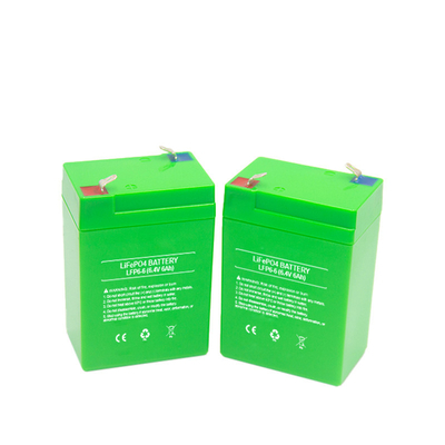 Bateria profunda da motocicleta LifePO4 do poder do ciclo da bateria 6.4V 6Ah da substituição de LifePO4 SLA