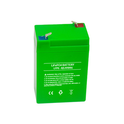 Bateria longa do E-&quot;trotinette&quot; LifePO4 da bateria do ciclo produtivo da bateria 6.4V 8Ah da substituição de LifePO4 SLA
