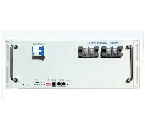 bloco da bateria do fosfato Lifepo4 da bateria de lítio 48V das telecomunicações 100Ah com painel LCD