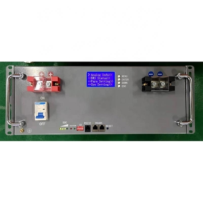bloco da bateria do fosfato Lifepo4 da bateria de lítio 48V das telecomunicações 100Ah com painel LCD