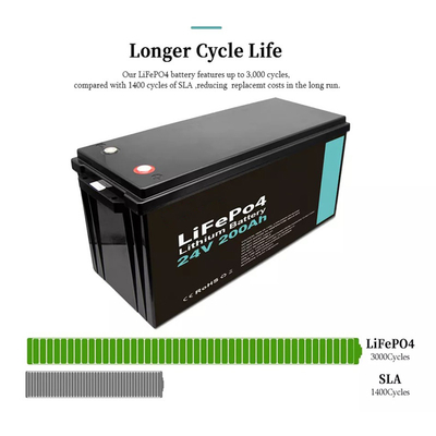 200A lítio Ion Battery UPS Lifepo4 12V para o acampamento do monitor do CCTV