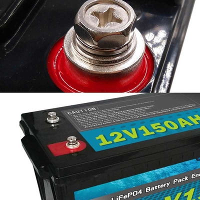 Baterias do lazer Lifepo4 para o sistema do armazenamento de energia solar das camionetes de campista 12V 150AH rv