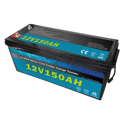 Baterias do lazer Lifepo4 para o sistema do armazenamento de energia solar das camionetes de campista 12V 150AH rv