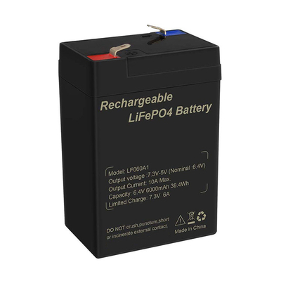 bateria de lítio 6Ah da motocicleta 6V Lifepo4 Talentcell recarregável
