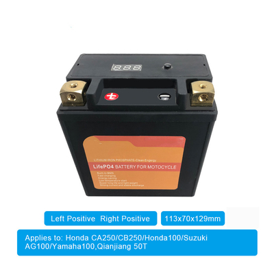 Bateria de lítio de 4AH 12V na motocicleta com BMS Starter Stop Batteries